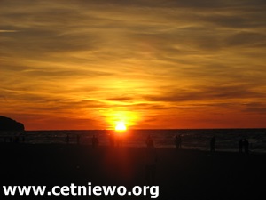 Bałtyk zachód słońca